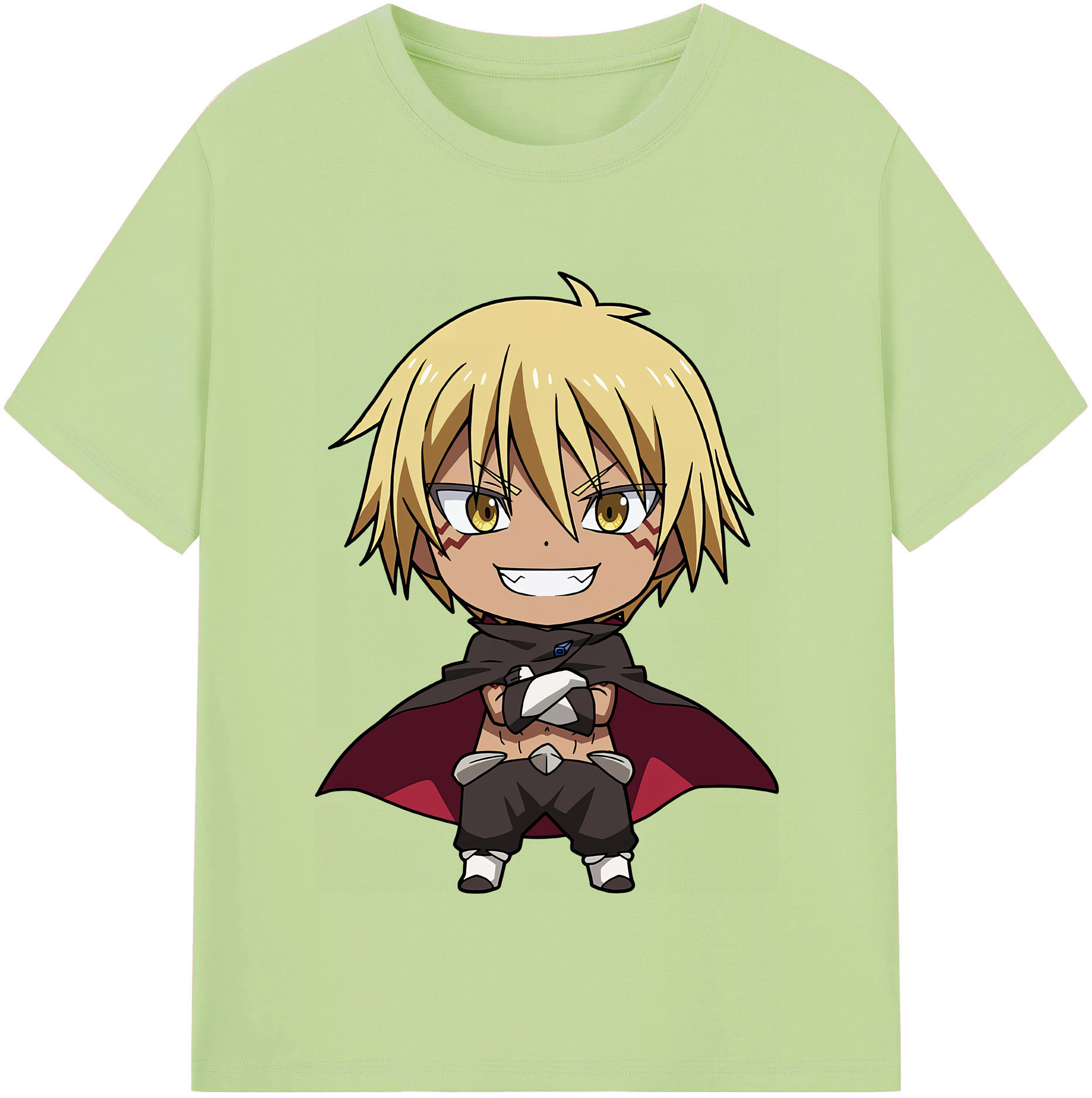 （画像用） 転スラ Regarding Reincarnated to Slime 綿100％半袖Tシャツ（フロントプリント）